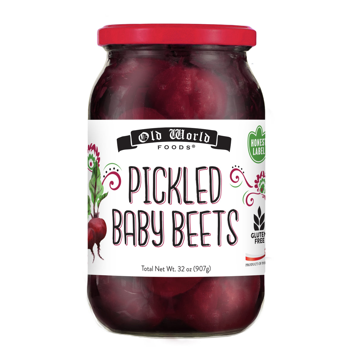 Beets Lover Set – Four 32 Oz Jars of Beets Includes Sliced Baby Beets, Pickled Baby Beets (2), and Diced Baby Beets