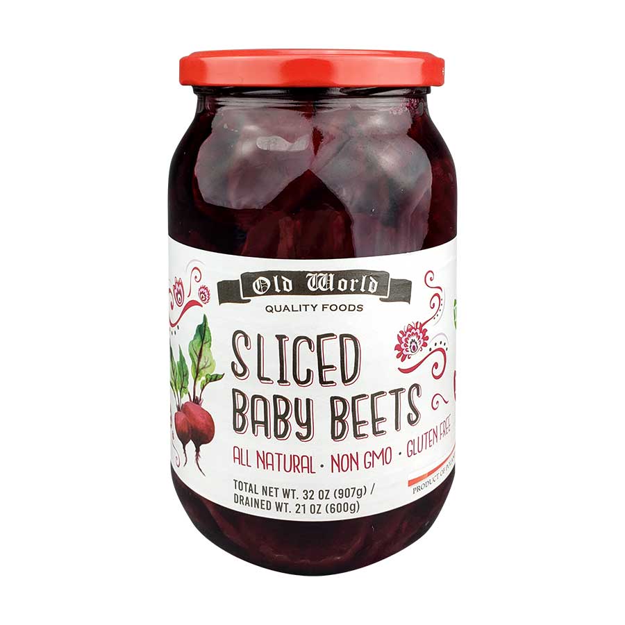 Beets Lover Set – Four 32 Oz Jars of Beets Includes Sliced Baby Beets, Pickled Baby Beets (2), and Diced Baby Beets