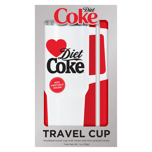 Love Diet Coke White 10" Insulated Travel Tumbler Gift Set