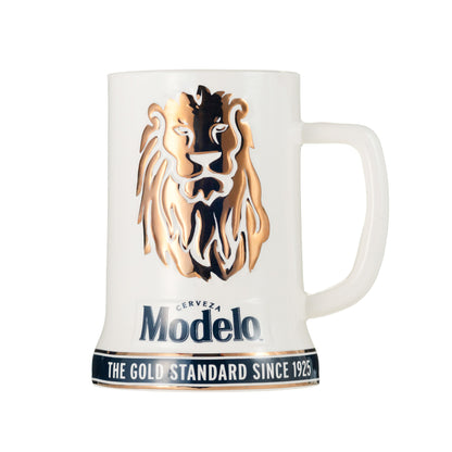 Cerveza Modelo Golden Lion Limited Edition Large Ceramic 7" Beer Stein