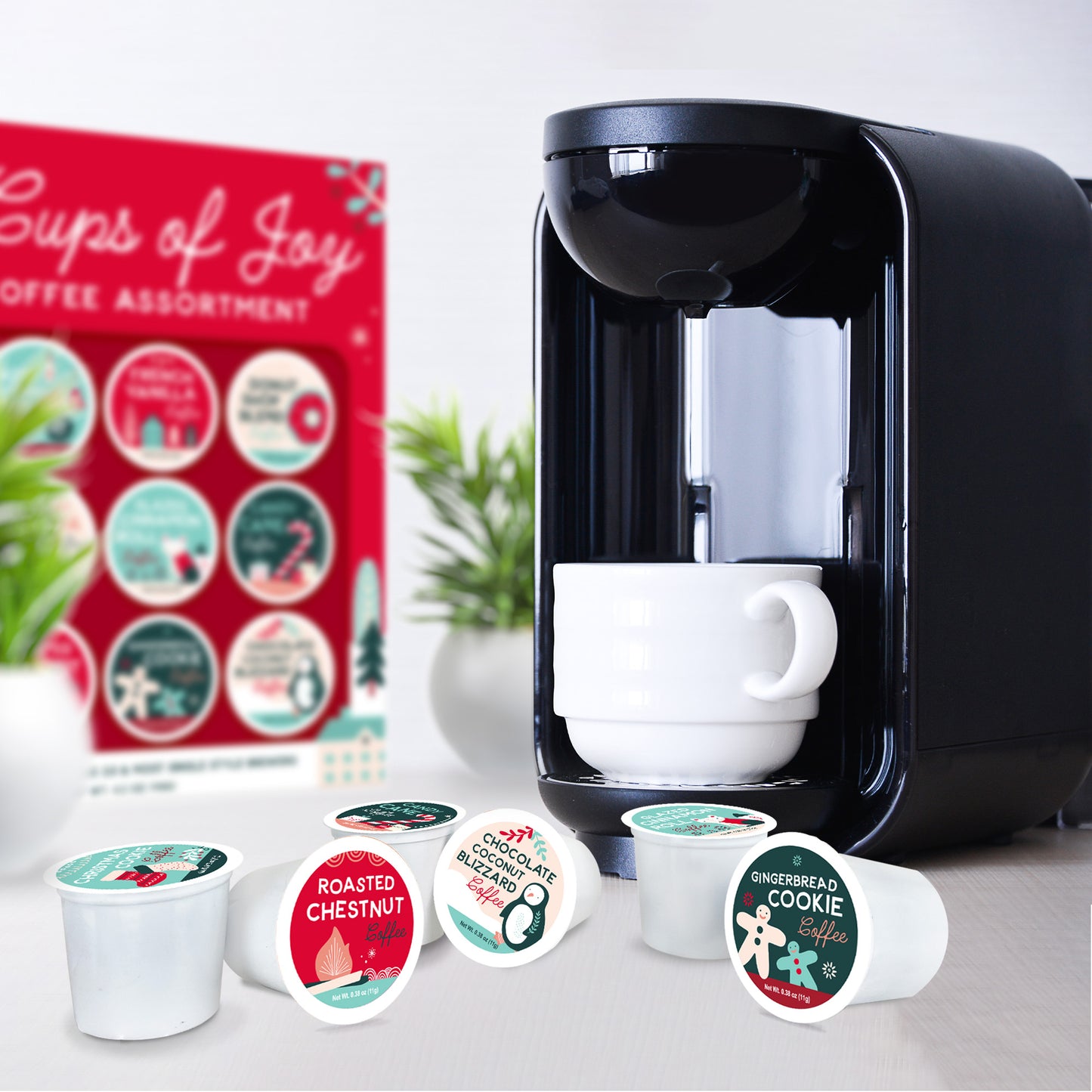 12 Cups of Joy Winter Coffee Christmas Pods Sampler Gift Pack