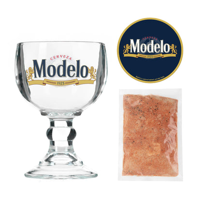 Modelo Beer Michelada Gift Set with Schooner Glass