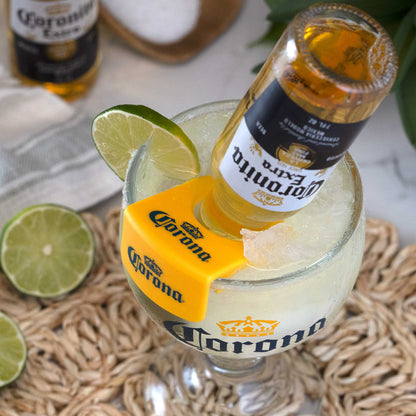 Corona Beer 3 pc. Coronarita Cocktail Making Kit w/ Schooner Glass