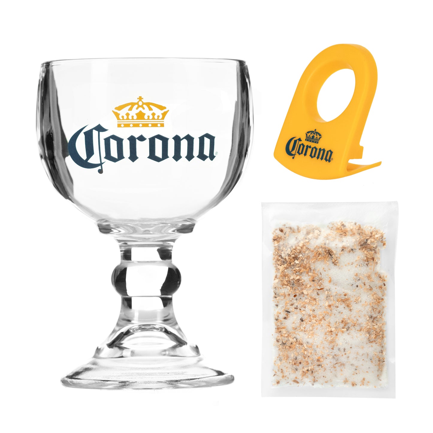 Corona Beer 3 pc. Coronarita Cocktail Making Kit w/ Schooner Glass