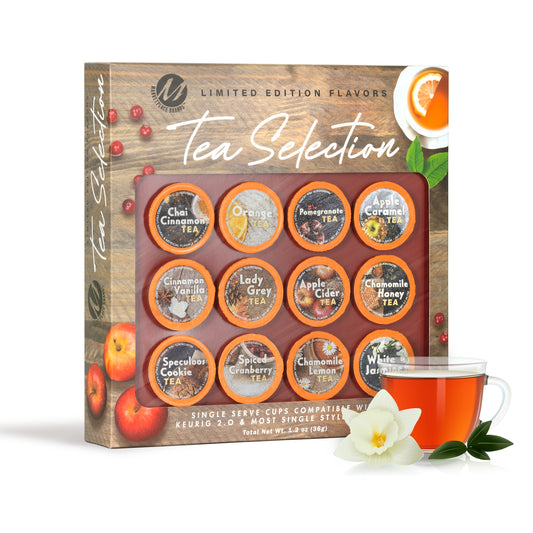 Fall Tea Collection with 12 Keurig K-Cups in Autumn flavors