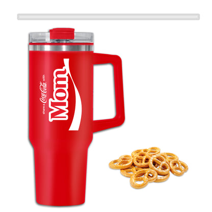 Coca Cola Mothers Day Red Coke 10" Insulated Travel Tumbler Gift Set