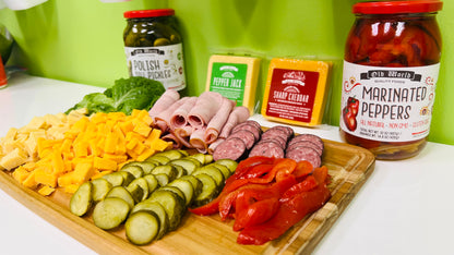 European Salad Set – Four 32 Oz Jars of Pickled Vegetables includes German Salad, Veggie Medley Salad, Beet & Leek Salad, and Marinated Peppers