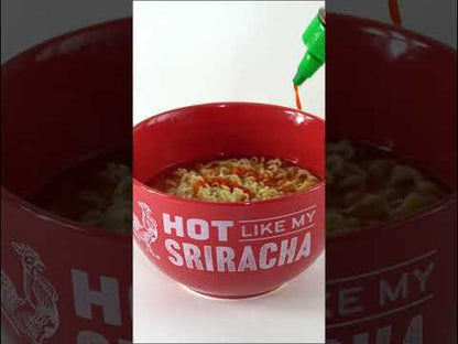 Huy Fong Rooster Brand Sriracha Ramen Noodles Gift Set w/ Bowl and Chopsticks