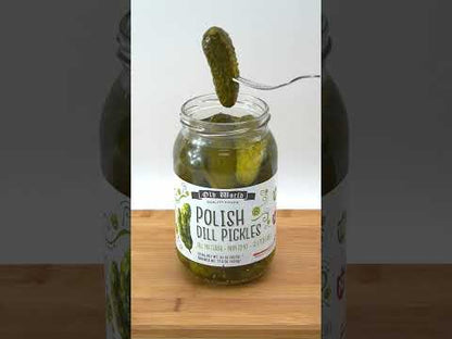 Summer BBQ Set – Four 32 Oz Jars of Assorted Pickled Vegetables w/ Dill Pickles, Sliced Baby Beets, Polish Barrel Sauerkraut and Polish Salad